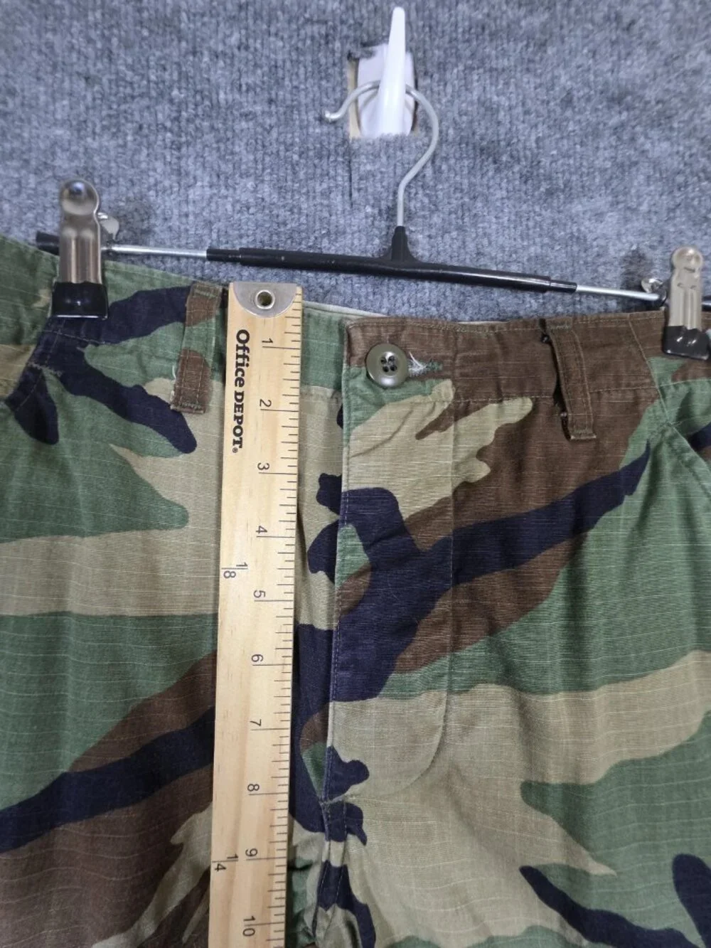 Propper Pants Mens XS Short Woodland Camo BDU Hot Weather Combat Cargo Military